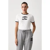 Tommy Hilfiger kratka ženska majica bombažna z elastanom