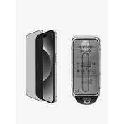 Guess Tvrzené Sklo 2.5D PRIVACY pro iPhone 16 Pro Black Ovitek za telefon Vijolična