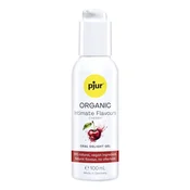 Pjur LUBRIKANT Pjur Organic Intimate Flavours Cherry (100 ml) - na vodni osnovi, okus češnja, oralni seks, naravno