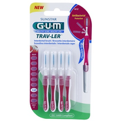 G.U.M Trav-Ler meduzubne cetkice 4 kom 1,4 Dark Red