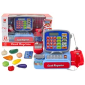 slomart LEAN TOYS Elektronska blagajna s tehtnico in skenerjem