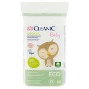 shumee CLEANIC Baby Organski otroški kosmiči 60 kosov