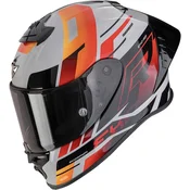 SCORPION Exo-r1 Evo Ii Air Adrenaline Grey / Red / Orange