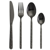 24-delni set jedilnega pribora Glamour - Black KP27311