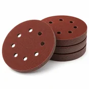 Kraft&Dele Brusni papir z ježkom in luknjami 125 mm P60 50 kosov KD11808