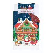 Posteljnina za zakonsko posteljo 200x200 cm Santas Workshop – Catherine Lansfield