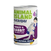 Animal ANIMAL ISLAND Everyday Turkey and rabbit mokra hrana za mačke - 400 g