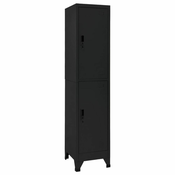Ormaric s kljucem crni 38 x 45 x 180 cm celicni