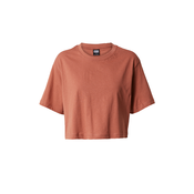 Womens short oversized terracotta T-shirt