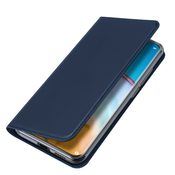 Modni etui/ovitek Skin za Huawei P40 iz umetnega usnja - temno moder