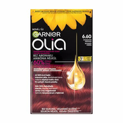 Garnier Olia Big Kit permanentna barva za lase odtenek 6.60 Intense Red