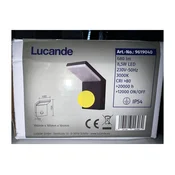 Lucande - LED Zunanja stenska svetilka s senzorjem NEVIO LED/8,5W/230V IP54