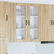 Zidni stakleni ormaric PORTO Sonoma hrast 40 x 31 x 100 cm