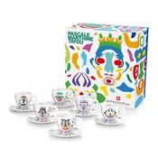 Illy Art Collection: PASCALE M. TAYOU 2022 skodelice za kapučino s krožniki 6 x 160 ml
