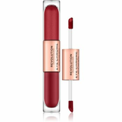 Makeup Revolution Eye Chrome Matte & Metal Liquid Eyeshadow - Adore dugotrajno sjenilo za oci u olovci 2,2 g