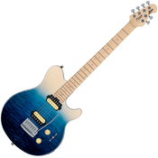 STERLING AXIS AX3 QUILTED MAPLE Spectrum Blue električna gitara