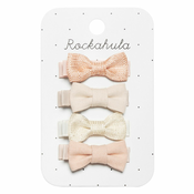 Rockahula sponke za lase - Flora Linen Mini Bow (5277)