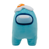 Yume Toys Among Us Official 12 Plush with accessory cyan with Egg hat, (10917)