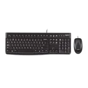 Žična USB tipkovnica i miš Logitech MK120, obnovljeno