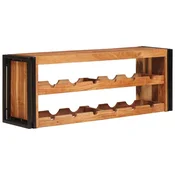 vidaXL vidaXL Stojalo za vino Rjava 100 x 45 x 33 cm Masiven les akacije, (5000108578)