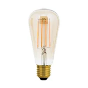 ORION LED rustikalna svjetiljka E27 ST64 6W jantarna 2200K prigušiva - Staklo