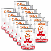Calibra Dog Life Adult Beef with Carrots 12x400 g