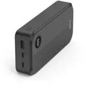 Hama 00201755 prijenosna baterija Litij-polimer (LiPo) 20000 mAh Crno
