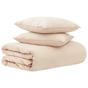 vidaXL Komplet odej 2 kos 240 x 220 cm 250 gsm Naravni kapok Bež