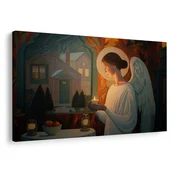 Slika božični angelček - 60x40