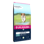 Eukanuba Grain Free Adult Small & Medium Breed jagnjetina - Varčno pakiranje: 2 x 12 kg