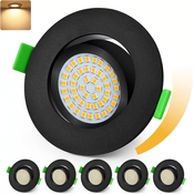 KYOTECH – vgradni led reflektor 5 w 2700 k