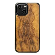 shumee Lesen ovitek za iPhone 13 Mini Dreamcatcher imbuia