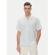 Jack & Jones Srajca Luke 12277185 Modra Relaxed Fit