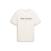 Tom Tailor Muška majica 1050136, Okrugli izrez, Bela