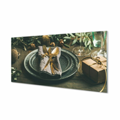 tulup.si Stenska plošča za kuhinjo Plate jedilni pribor baubles darila 120x60 cm