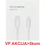 CCP-AMCM-AMLM-1.0M Gembird 20W PD kabl USB-C na Lightening 8-pin, USB 3.0, 1m, white