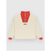 Quiksilver Sungai Block Half-Zip Fleece Sweater bone white