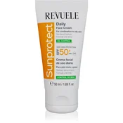 Revuele dnevna krema za obraz z zaščitnim faktorjem SPF 50+ - Sunprotect Daily Face Cream - Oil Control SPF 50+