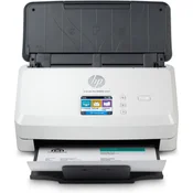 Optični bralnik HP Scanjet Pro N4000 Snw1, ploski, 600 x 600 DPI, A4, črno-bel, 6FW08A