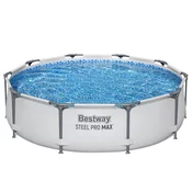 Bestway Bazen metalne konstrukcije 4678, 3.05m x 76cm, Sivi