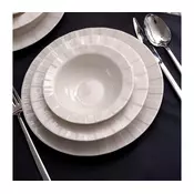 18-delni jedilni set, bel/porcelan