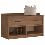 Klupa za predsoblje SANDNES 87x40x50 cm od masivne borovine