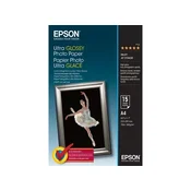 Epson Ultra Sijajni Fotopapir 300 g/m2 - A4 - 15 listov