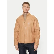 Milestone Usnjena jakna Winston 511099 60600 Rjava Regular Fit