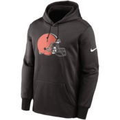 Nike Prime Logo Therma Pullover Hoodie Cleveland Browns Mens
