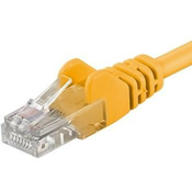 PremiumCord Povezovalni kabel UTP RJ45-RJ45 CAT6 2m rumene barve