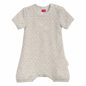 Clar pajac z rokavi KR KH 01797 žakard Mini Cutie U bež 86