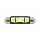 M-LINE žarulja LED 12V C5W 42mm 4xSMD 5050, bijela, par