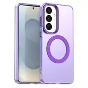 Hibridni ovitek Techsuit CandyCase MagSafe za Samsung Galaxy S26 Plus - purple