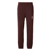 Calvin Klein Jeans Hlače rjava/rdeča/bela